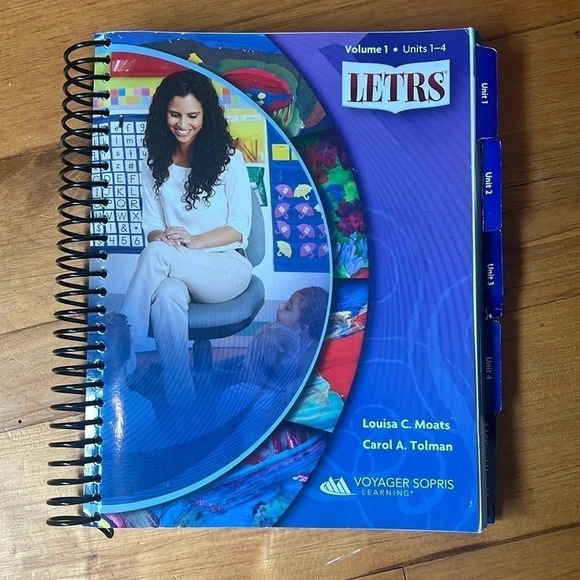 LETRS Manual Volume 1 Unit 1-4 - Spiral-bound - Picture 1 of 2